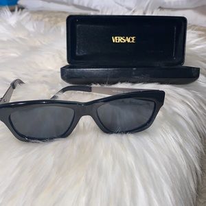 Gianni Versace Black Vintage Sunglasses